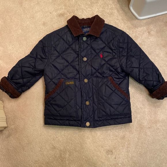 Polo by Ralph Lauren Jackets & Coats Polo Ralph Lauren 2t Navy Barn Coat Poshmark